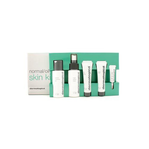 Normal/ Oily Skin Kit: Cleansing Gel + Toner + Face Scrub + Active Moist + Eye Care 5pcs