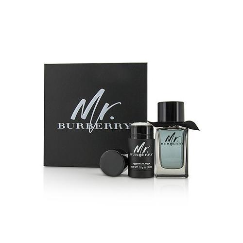 Mr. Burberry Coffret: Eau De Toilette Spray 100ml/3.3oz + Deodorant Stick 75g/2.5oz 2pcs