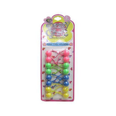 Pony tail holders with ball ends ( Case of 72 )