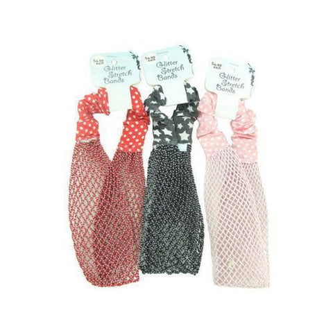 glitter stretch headband ( Case of 48 )
