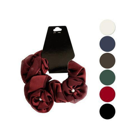 Pearl Accents Chiffon Hair Twister ( Case of 96 )