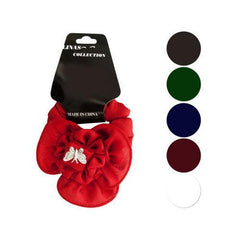 Mini Butterfly/Ruffle Accent Hair Twister ( Case of 48 )