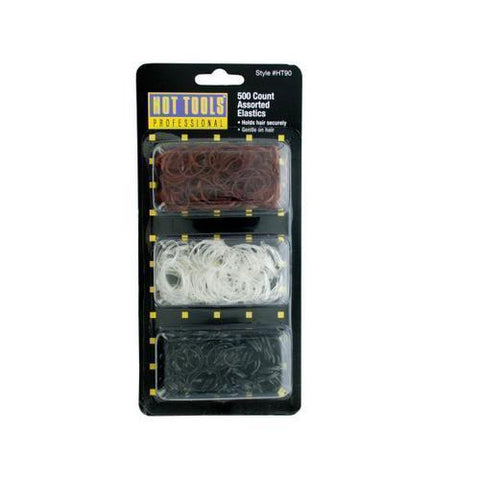 Snag-Free Hair Elastics Set ( Case of 24 )