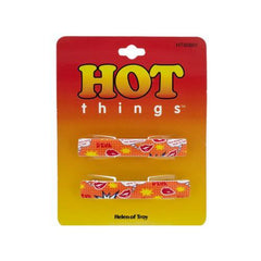 Peach Princess Comic Book Art Hair Clips ( Case of 72 )