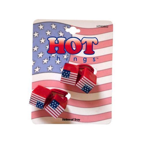 Patriotic Cubes Ponytail Holders ( Case of 72 )