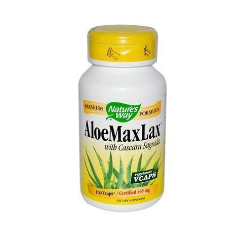 Nature's Way AloeMaxLax with Cascara Sagrada (100 Veg Capsules)