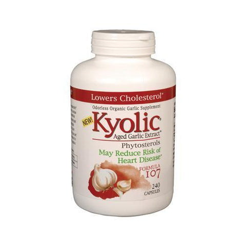 Kyolic Aged Garlic Extract Phytosterols Formula 107 (1x240 Capsules)