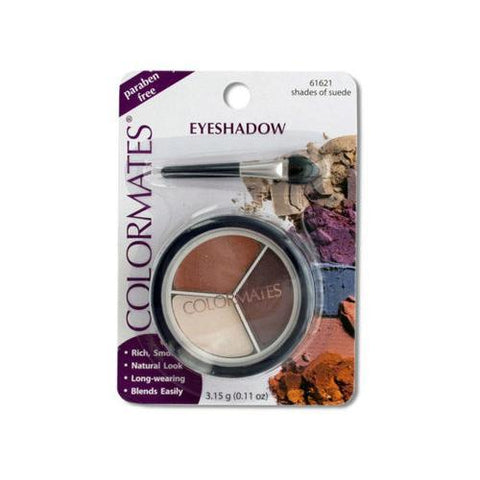 Colormates Shades of Suede Eye Shadow Compact ( Case of 96 )