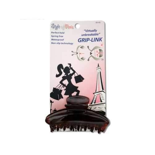 Large Grip-Link Claw Hair Clip ( Case of 24 )