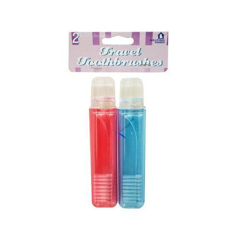 Travel Toothbrushes Set ( Case of 24 )