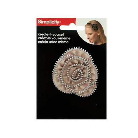 lg rosette silver zip ( Case of 72 )