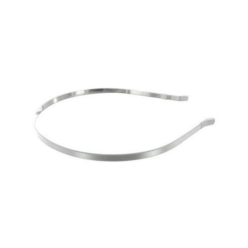 1/4" white satin headband ( Case of 60 )