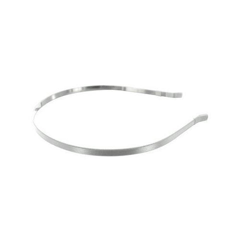 1/4" white satin headband ( Case of 60 )