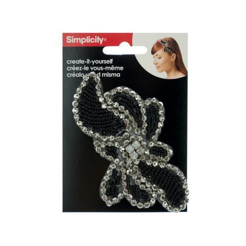 simplicity beaded leaf headband accent ( Case of 24 )